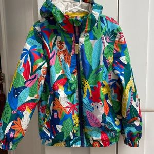 Mini Boden Anorak lined spring jacket girl or boy 7-8